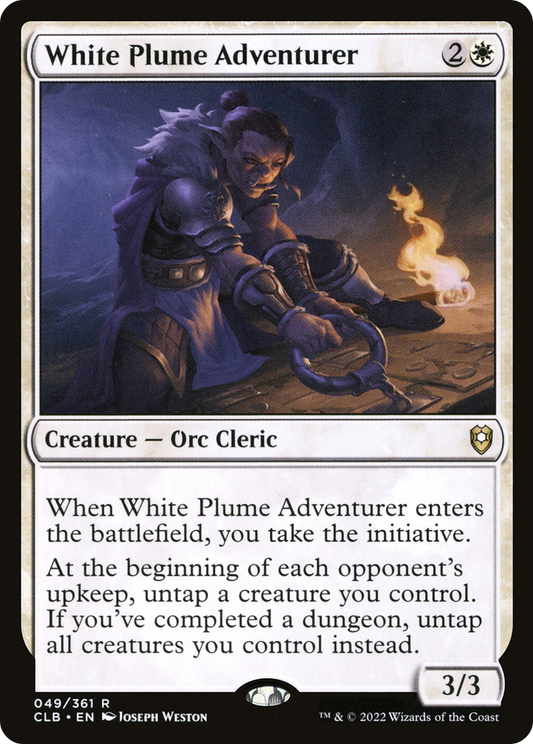 White Plume Adventurer (CLB-049) - Commander Legends: Battle for Baldur's Gate