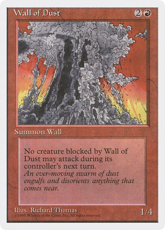 Wall of Dust (4ED-229) - Fourth Edition