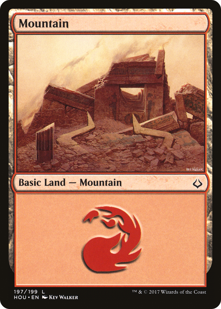 Mountain (HOU-197) - Hour of Devastation Foil