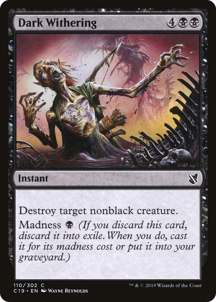 Dark Withering (C19-110) - Commander 2019