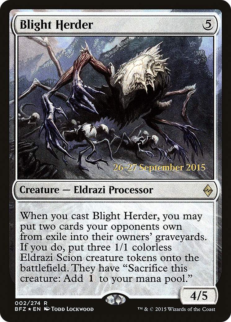 Blight Herder (PRE-02S) - Battle for Zendikar Promos Foil