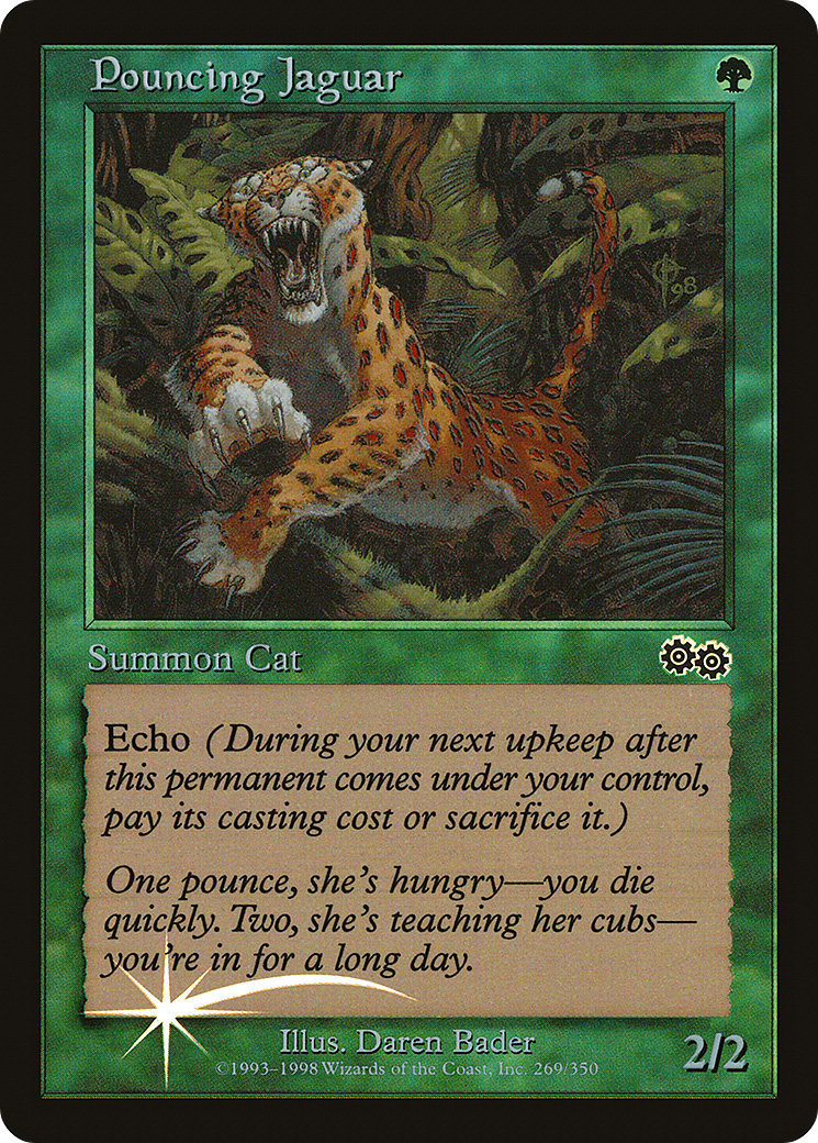 Pouncing Jaguar (PAL99-002) - Arena League 1999 Foil