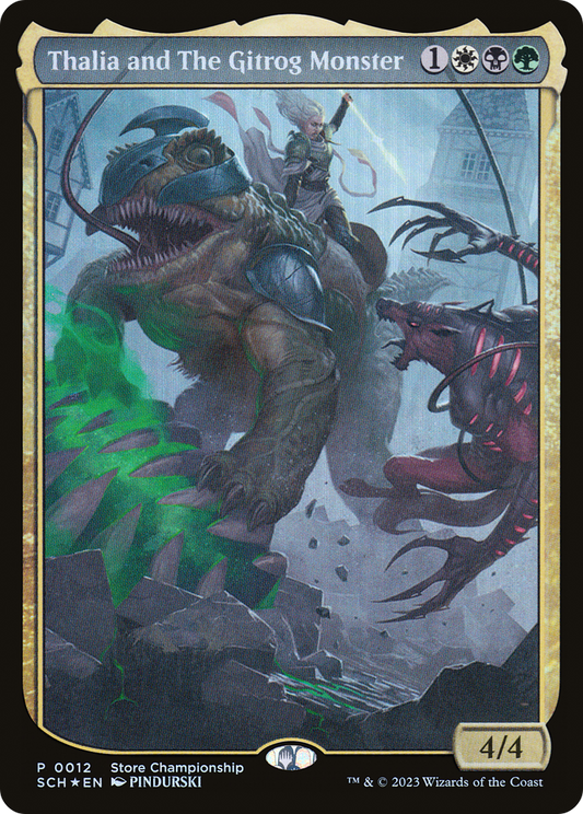 Thalia and The Gitrog Monster (SCH-012) - Store Championships Foil