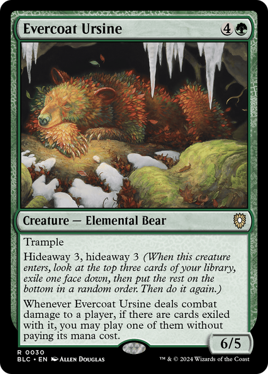 Evercoat Ursine (BLC-030) - Bloomburrow Commander