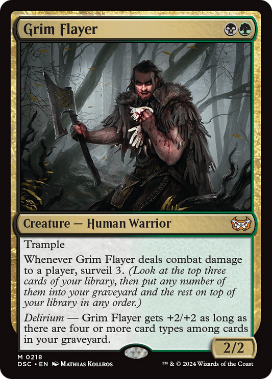 Grim Flayer (DSC-218) - Duskmourn: House of Horror Commander