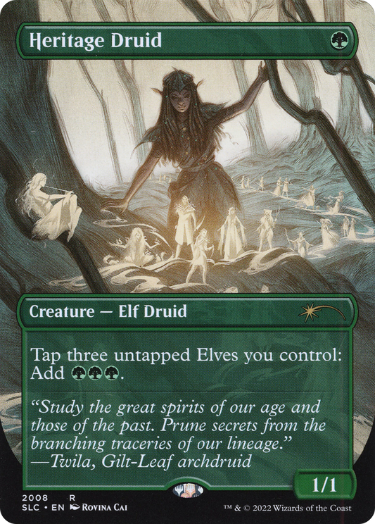 Heritage Druid  (Borderless)(SLC-2008) - Secret Lair 30th Anniversary Countdown Kit
