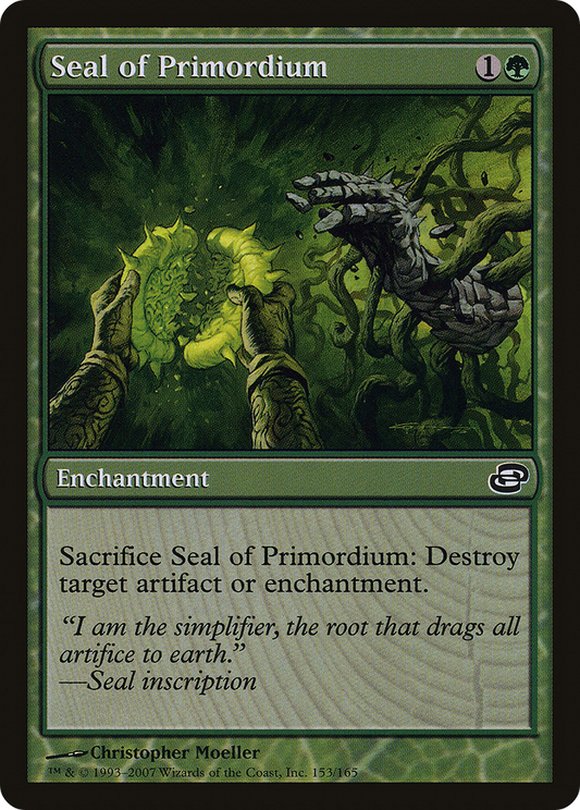 Seal of Primordium (PLC-153) - Planar Chaos: (colorshifted)