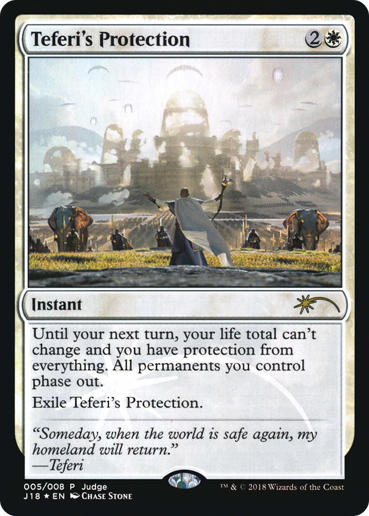 Teferi's Protection (J18-005) - Judge Gift Cards 2018 Foil