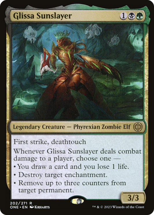 Glissa Sunslayer (ONE-202) - Phyrexia: All Will Be One Foil