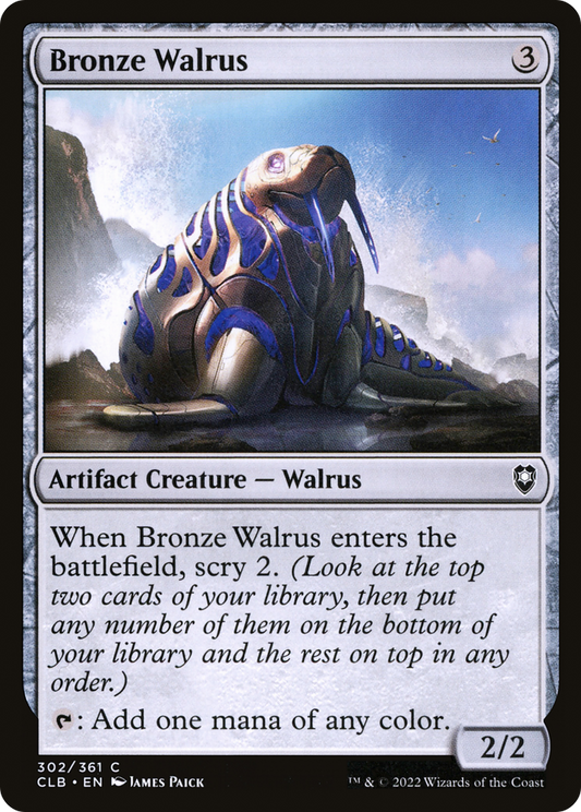 Bronze Walrus (CLB-302) - Commander Legends: Battle for Baldur's Gate Foil