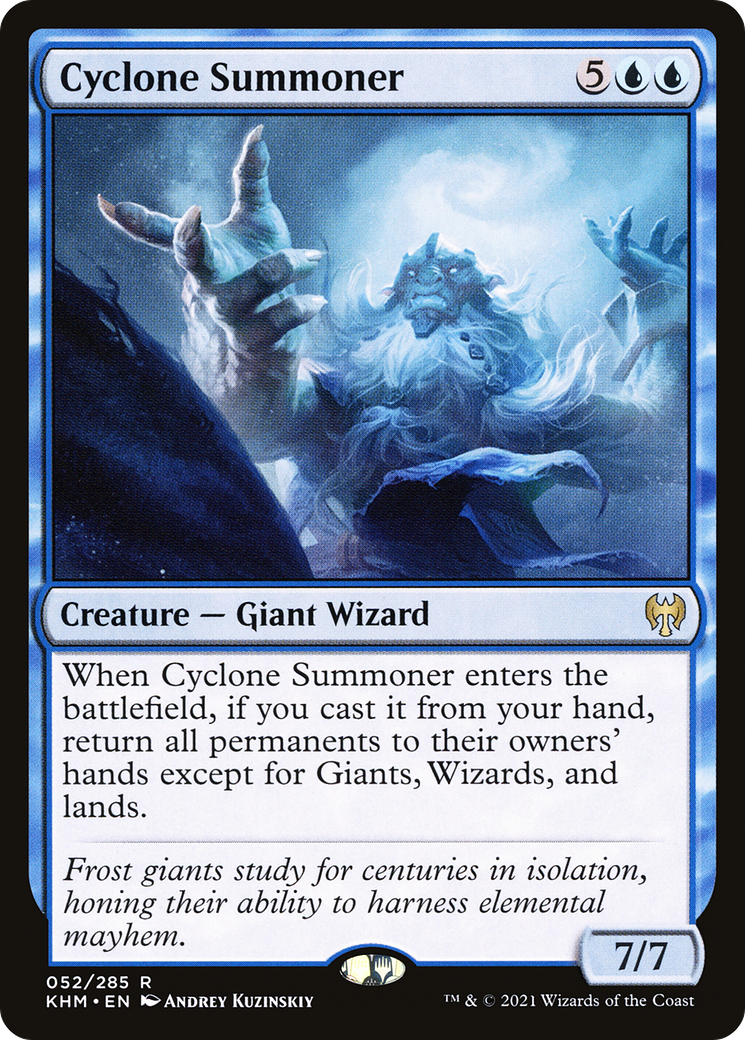 Cyclone Summoner  (KHM-052) - Kaldheim Foil