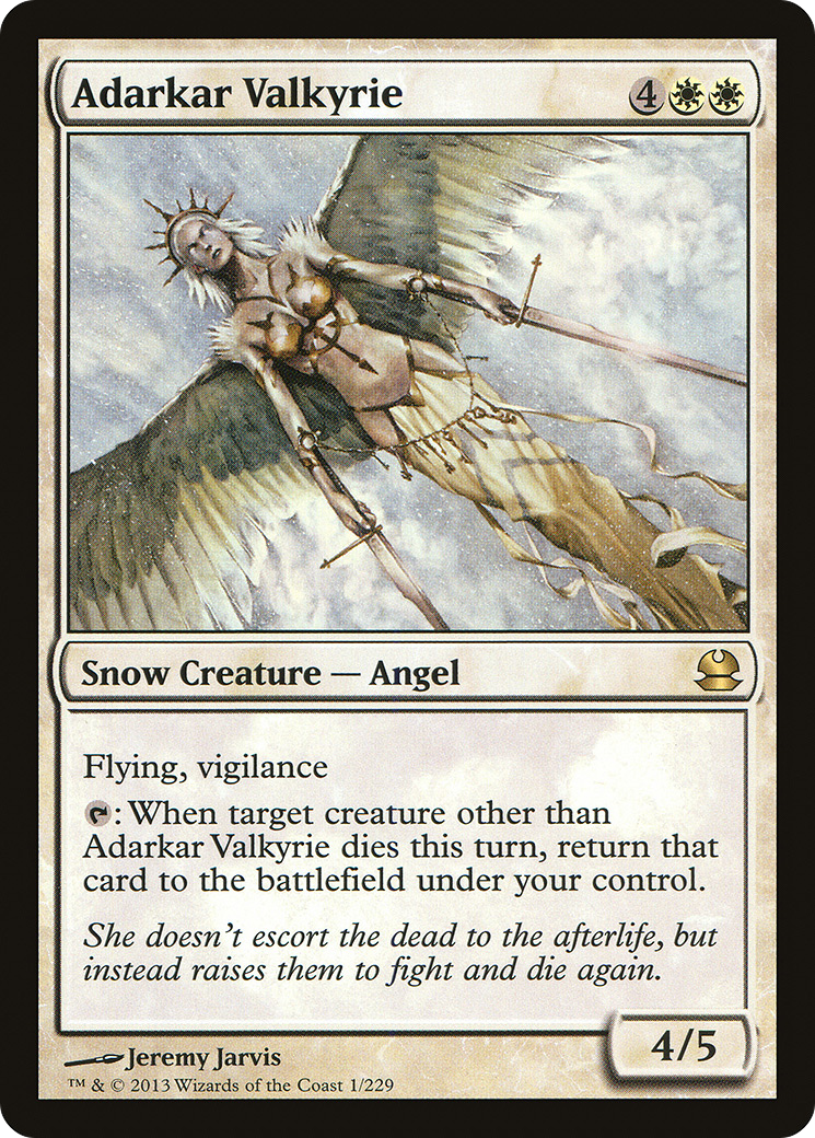 Adarkar Valkyrie (MMA-001) - Modern Masters Foil