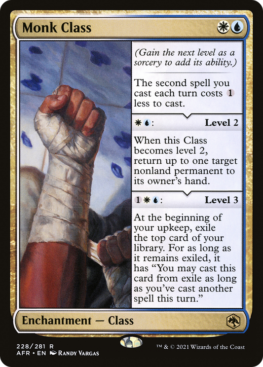 Monk Class (AFR-228) - Adventures in the Forgotten Realms Foil