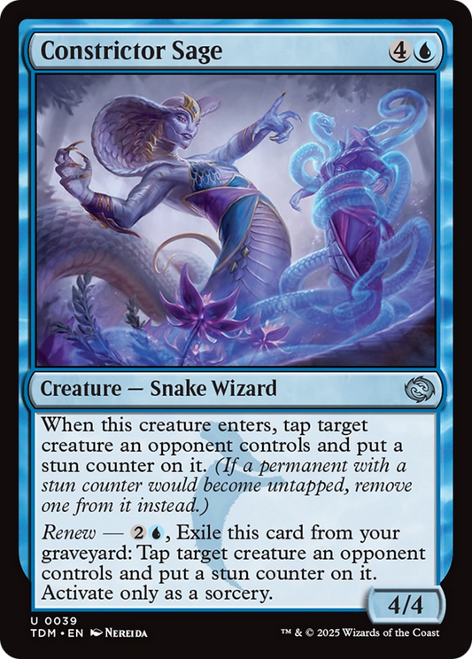 Constrictor Sage (TDM-039) - Tarkir: Dragonstorm