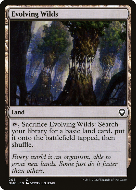 Evolving Wilds (DMC-208) - Dominaria United Commander