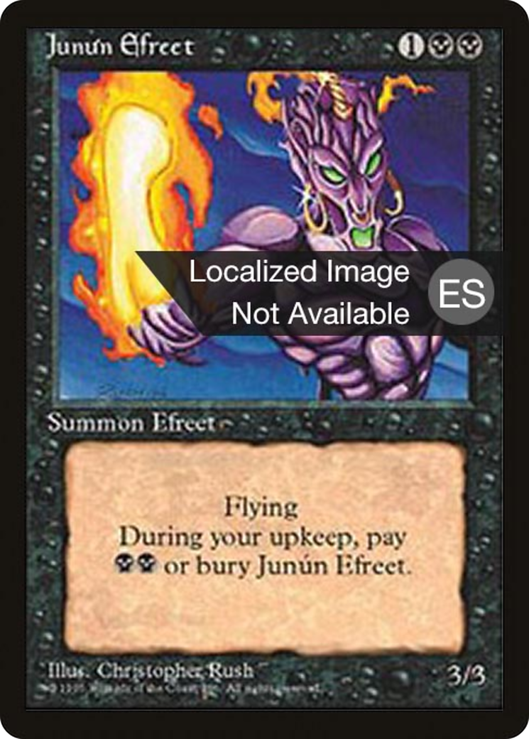 Junún Efreet (4BB-143) - Fourth Edition Foreign Black Border