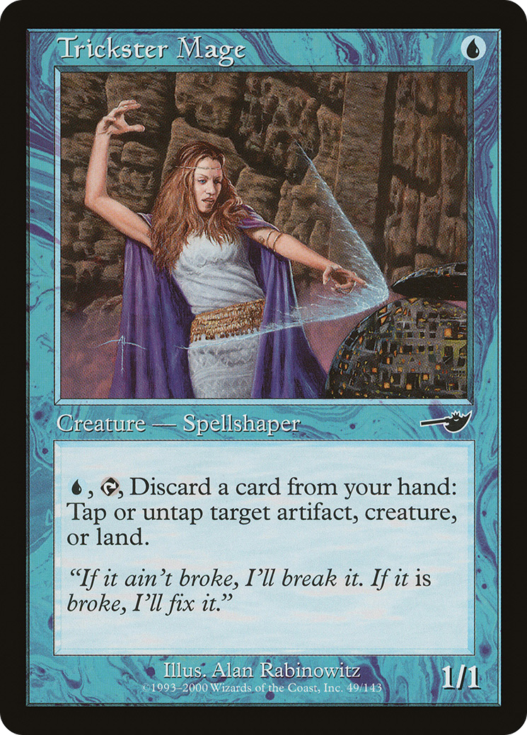 Trickster Mage (NEM-049) - Nemesis Foil