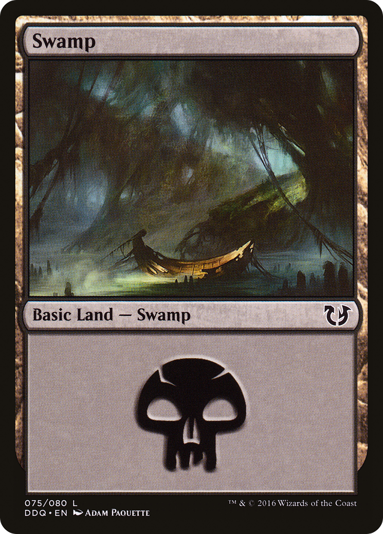 Swamp (DDQ-075) - Duel Decks: Blessed vs. Cursed