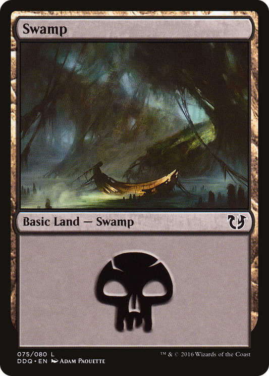 Swamp (DDQ-075) - Duel Decks: Blessed vs. Cursed