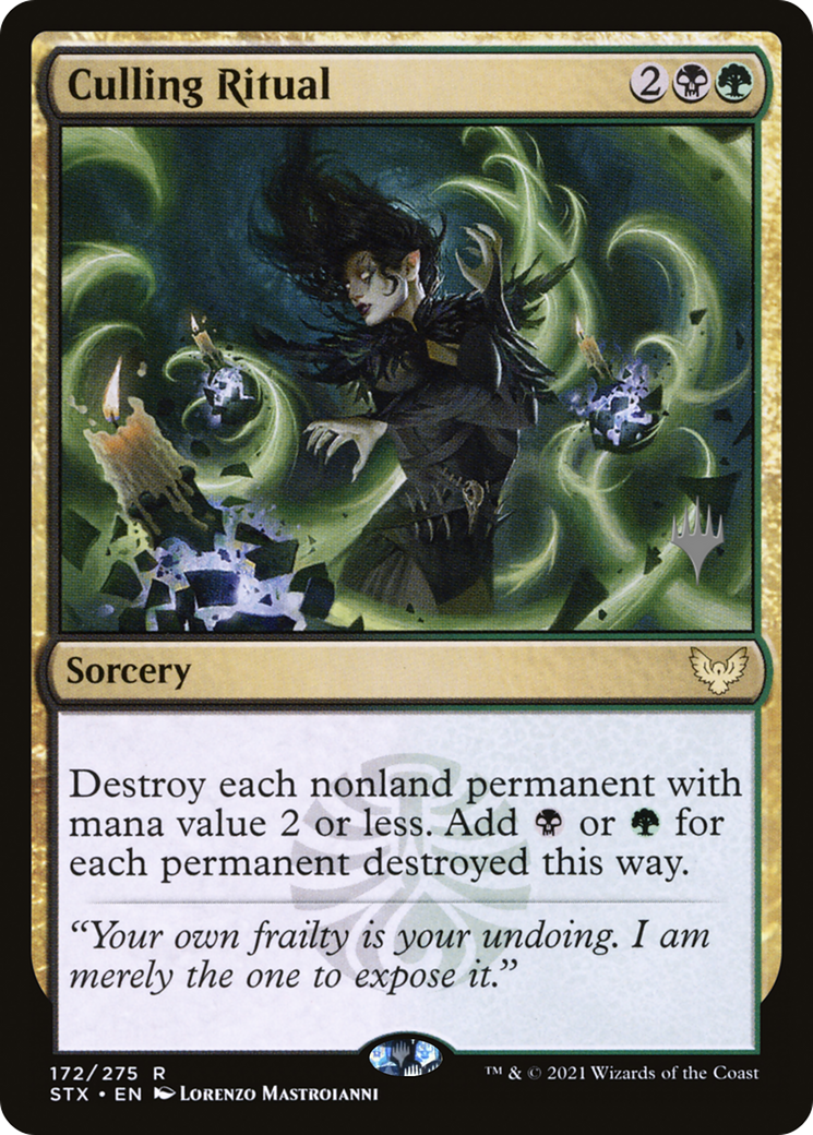 Culling Ritual (PPSTX-172) - Strixhaven: School of Mages Promos (Promo Pack)