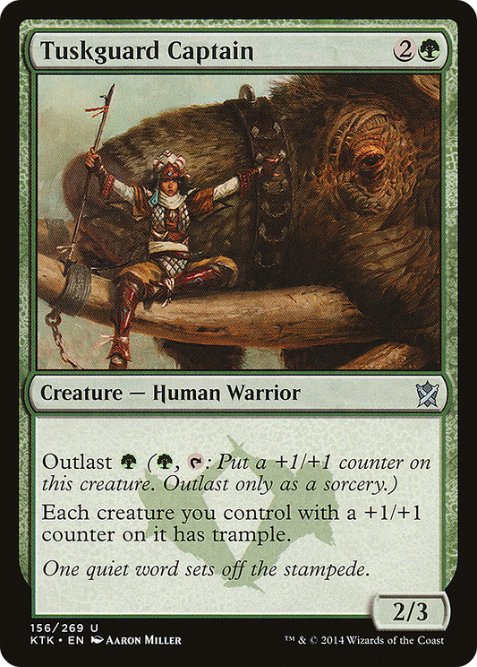 Tuskguard Captain (KTK-156) - Khans of Tarkir