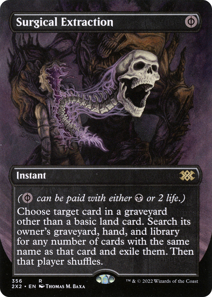 Surgical Extraction  (Borderless)(2X2-356) - Double Masters 2022 Foil