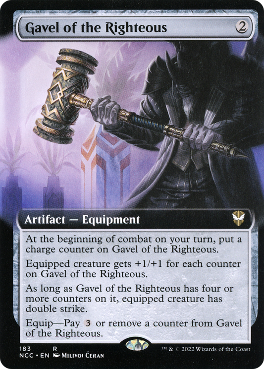 Gavel of the Righteous (NCC-183) - New Capenna Commander: (Extended Art)