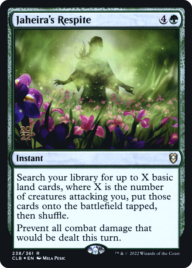 Jaheira's Respite (PRE-238S) - Battle for Baldur's Gate Promos (Prerelease) Foil