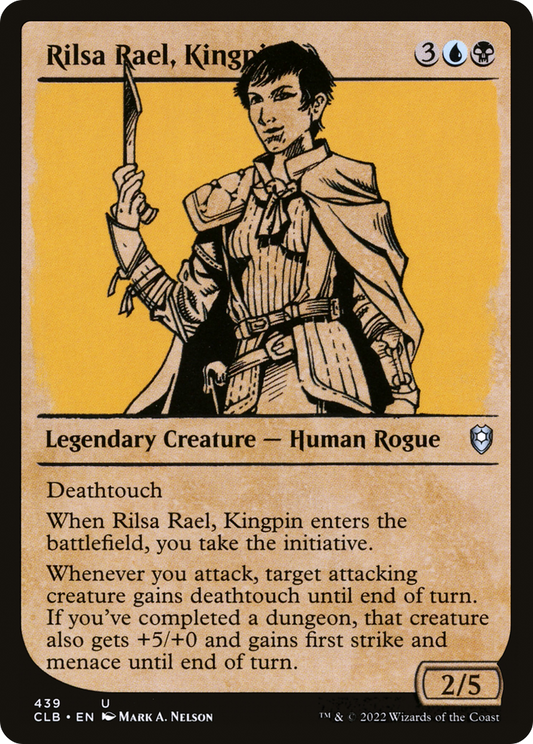 Rilsa Rael, Kingpin (CLB-439) - Commander Legends: Battle for Baldur's Gate: (Showcase)