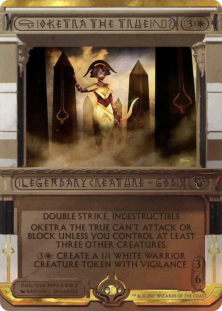 Oketra the True (MP2-005) - Amonkhet Invocations (Borderless) Foil