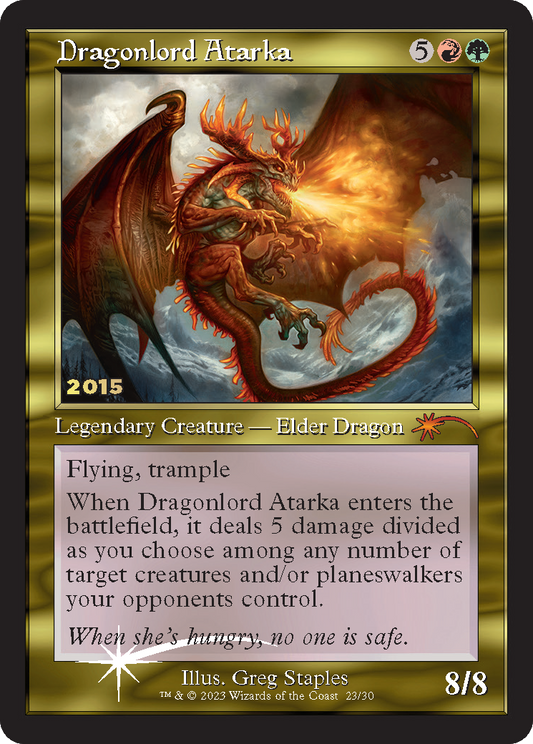 Dragonlord Atarka (P30A-023) - 30th Anniversary Play Promos Foil