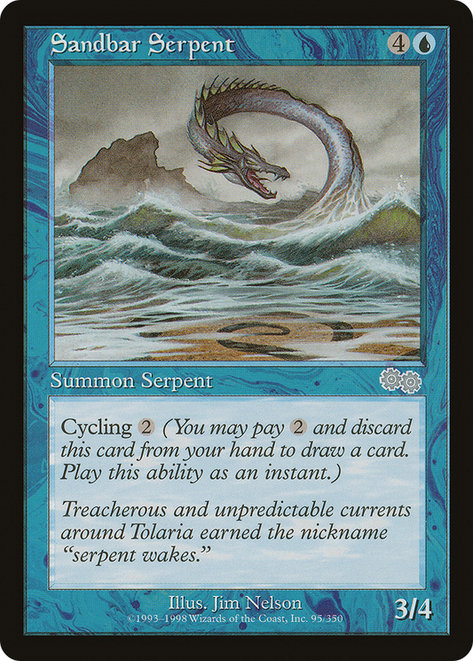 Sandbar Serpent (USG-095) - Urza's Saga