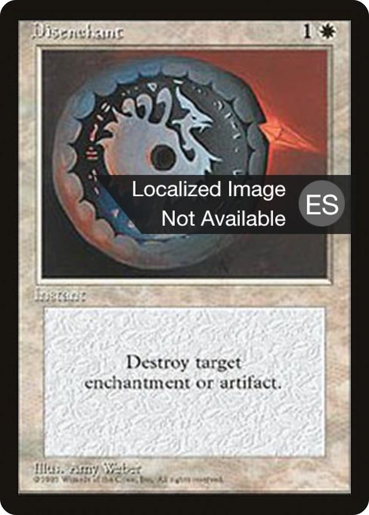 Disenchant (4BB-022) - Fourth Edition Foreign Black Border