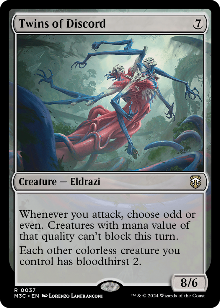 Twins of Discord (M3C-037) - Modern Horizons 3 Commander Foil