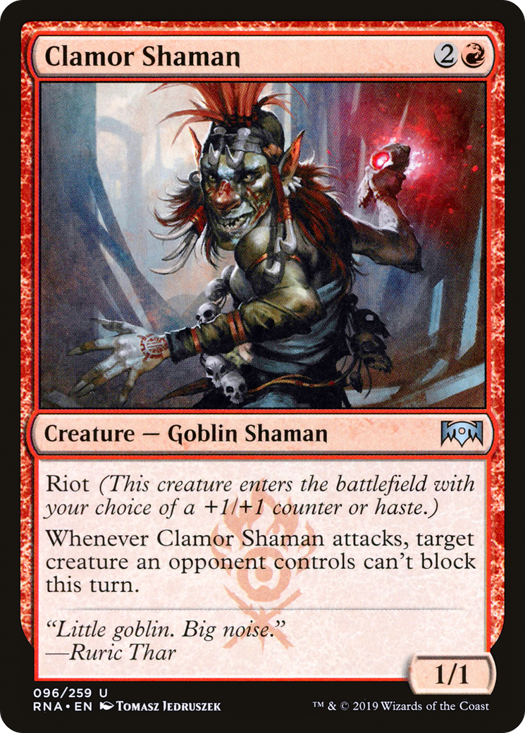 Clamor Shaman (RNA-096) - Ravnica Allegiance Foil