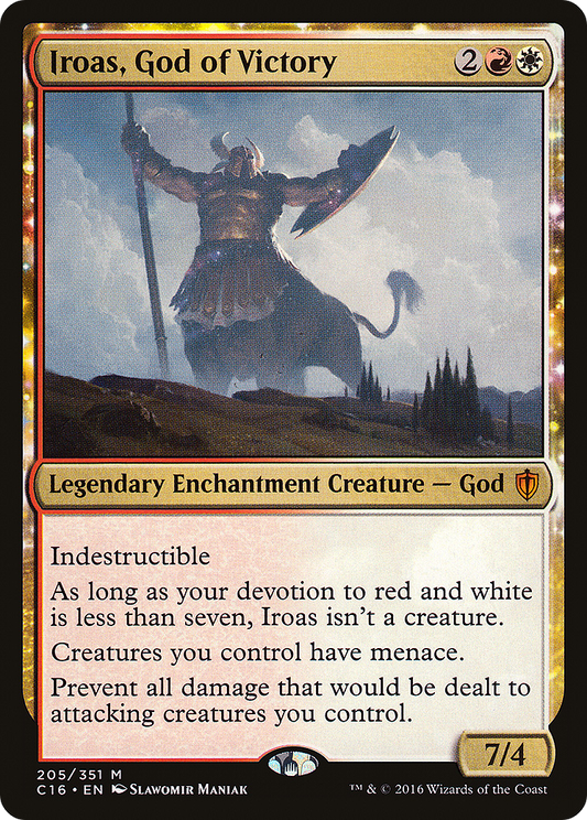 Iroas, God of Victory (C16-205) - Commander 2016: (nyxtouched)