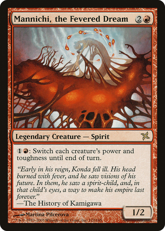 Mannichi, the Fevered Dream (BOK-112) - Betrayers of Kamigawa