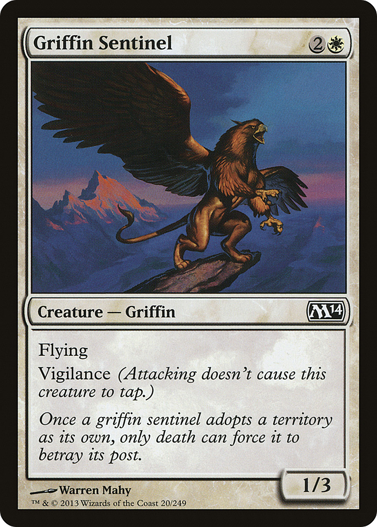 Griffin Sentinel (M14-020) - Magic 2014 Foil