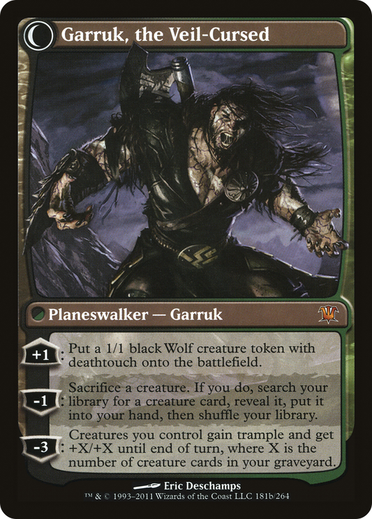 Garruk Relentless (ISD-181) - Innistrad: (Double Faced Transform) Foil