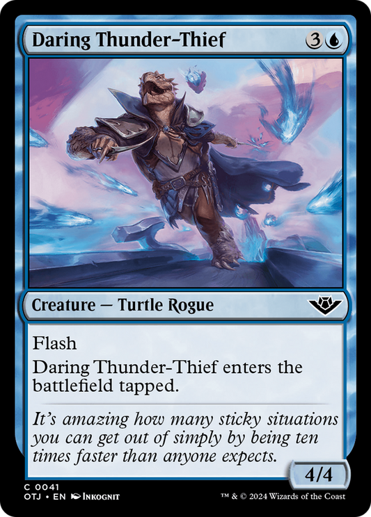 Daring Thunder-Thief (OTJ-041) - Outlaws of Thunder Junction Foil