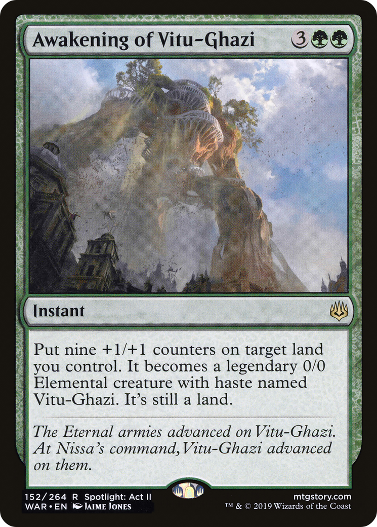 Awakening of Vitu-Ghazi (WAR-152) - War of the Spark Foil