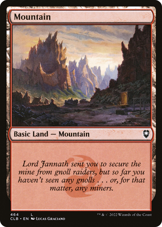 Mountain (CLB-464) - Commander Legends: Battle for Baldur's Gate Foil