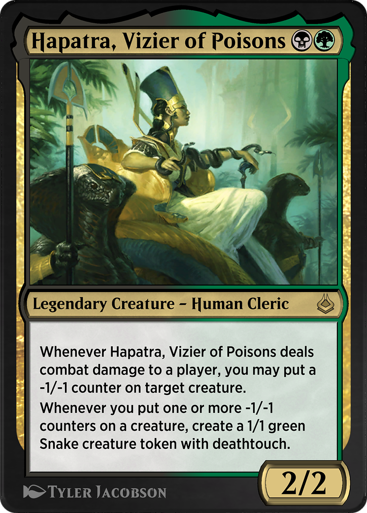 Hapatra, Vizier of Poisons (AKR-238) - Amonkhet Remastered