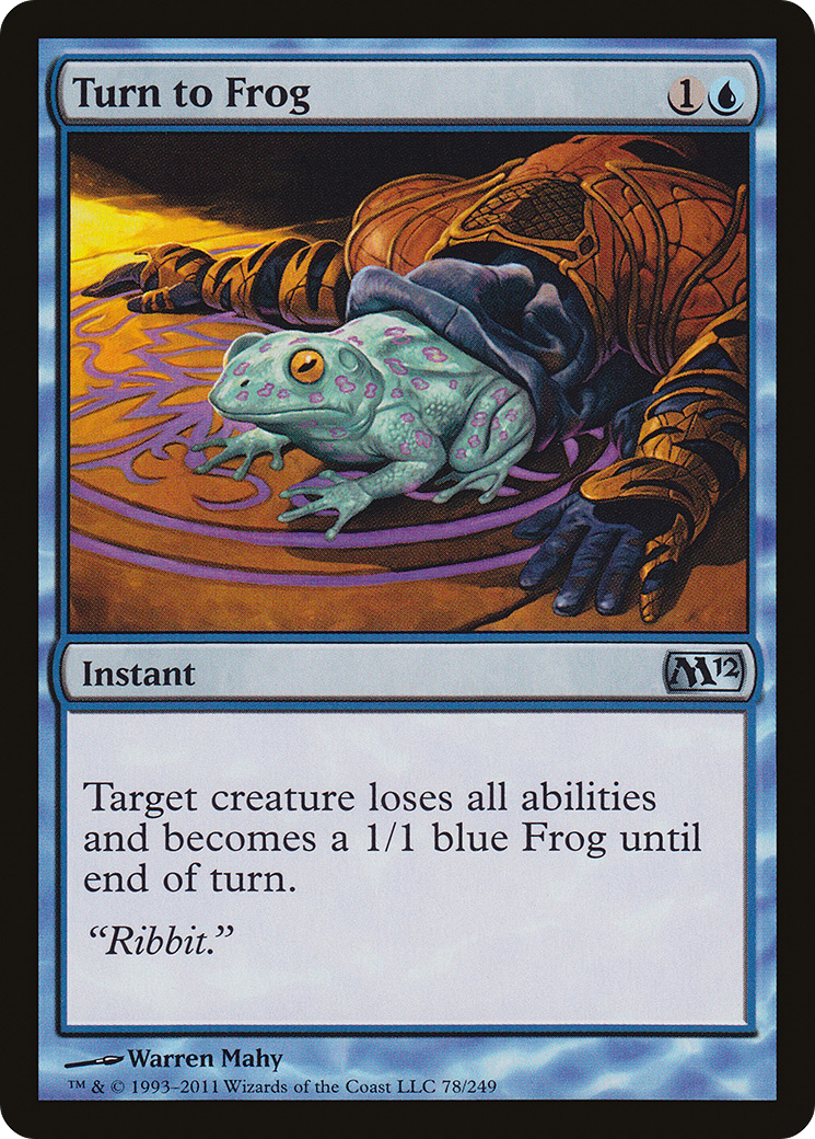 Turn to Frog (M12-078) - Magic 2012