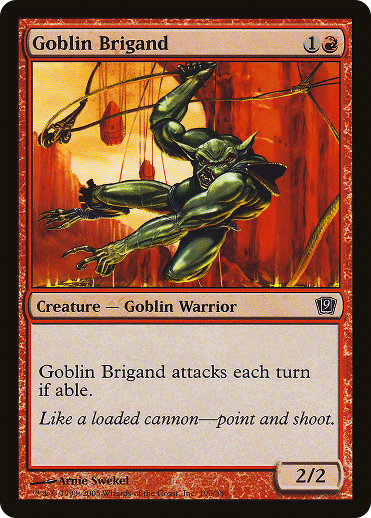 Goblin Brigand (9ED-190★) - Ninth Edition Foil