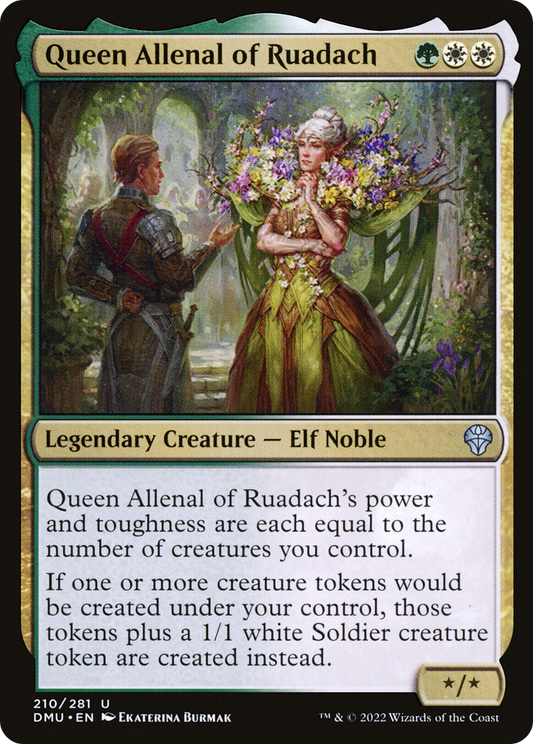 Queen Allenal of Ruadach (DMU-210) - Dominaria United Foil