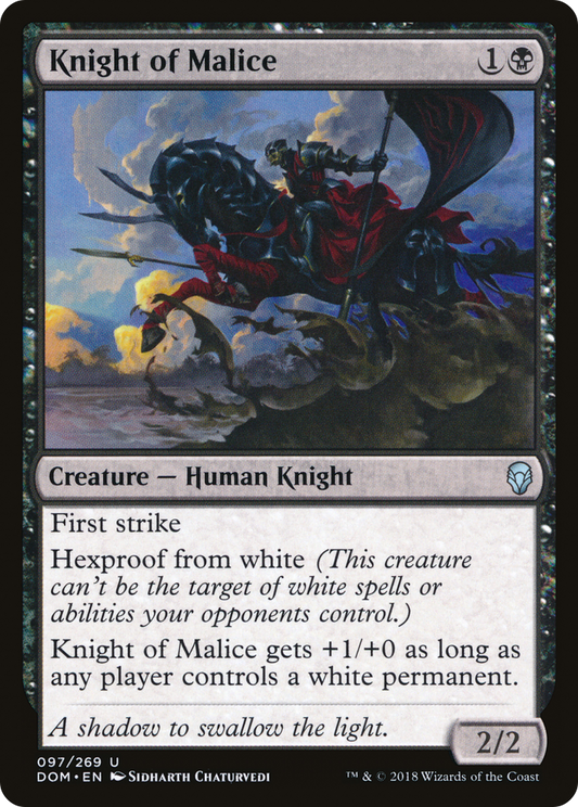 Knight of Malice (DOM-097) - Dominaria