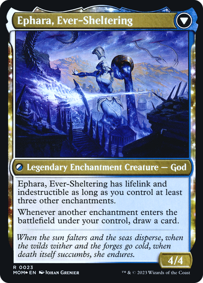 Invasion of Theros // Ephara, Ever-Sheltering (PMOM-23S) - March of the Machine Promos: (nyxtouched) Foil