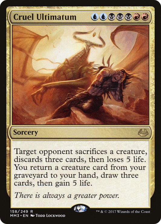 Cruel Ultimatum (MM3-158) - Modern Masters 2017