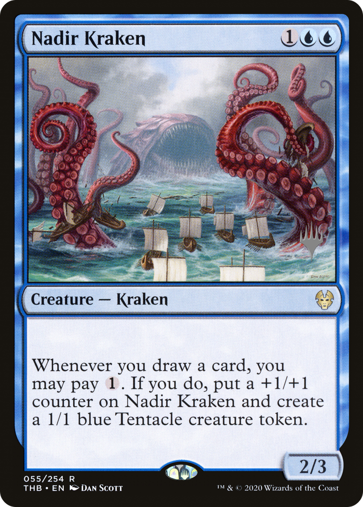 Nadir Kraken (PTHB-55P) - Theros Beyond Death Promos Foil